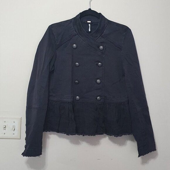 Free People Moto Denim Jacket - Picture 3 of 12